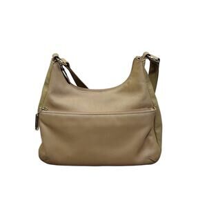 Giani Bernini Elegant Formal Tan Brown Faux Leather Women's Hand Shoulder Bag